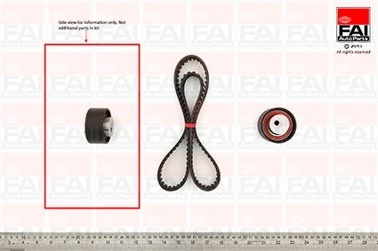 FAI AUTOPARTS Zobsiksnas komplekts TBK189